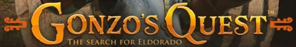 Title page for online slot Gonzo’s Quest by NetEnt
