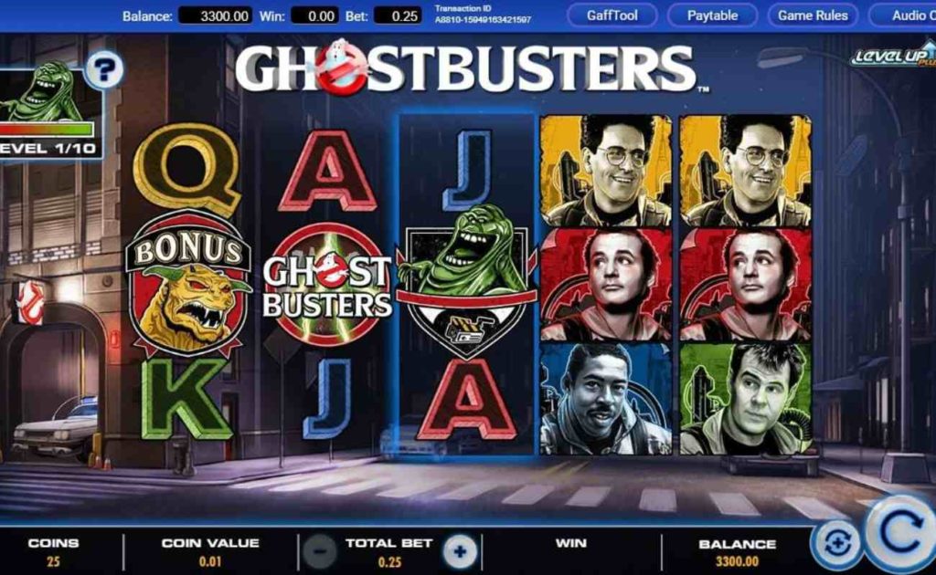 Ghostbusters slot machine