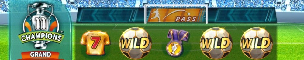 Top part of the 11 Champions game screen.