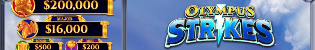 Olympus Strikes online slot casino game. 
