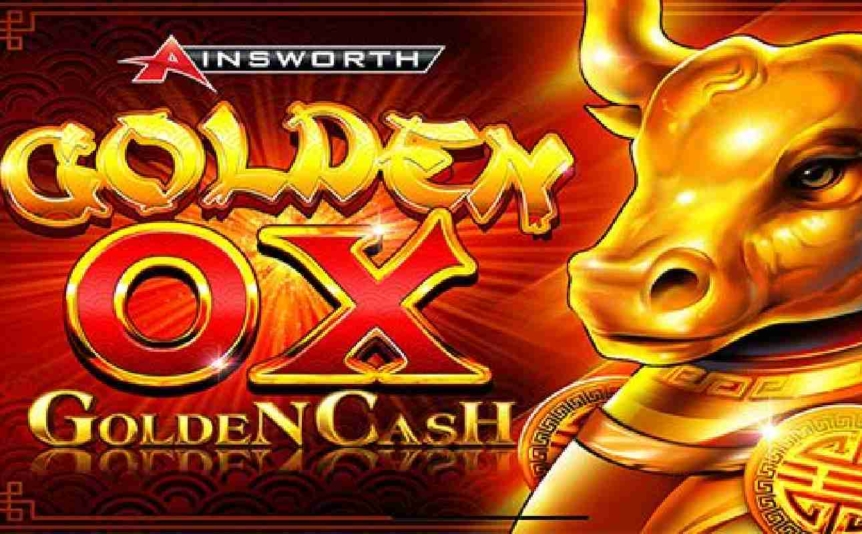 Golden Cash written on a gold and red background