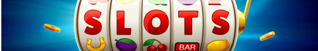 slot reel that displays the word SLOT against a blue background - Scifi themed slots