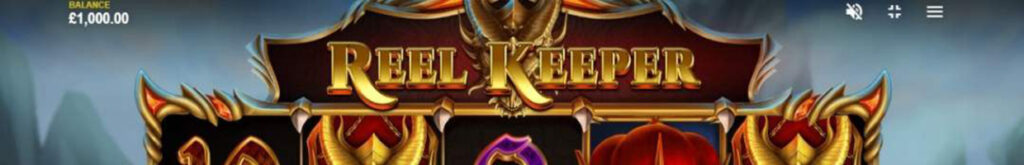 Screenshot of the reels in the Reel Keeper online slot by Red Tiger.