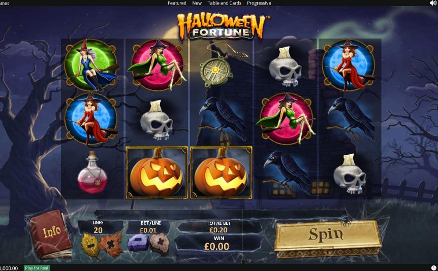 The Halloween Fortune title.