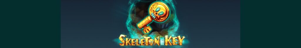 Skeleton Key online slot casino game by IGT, loading screen.
