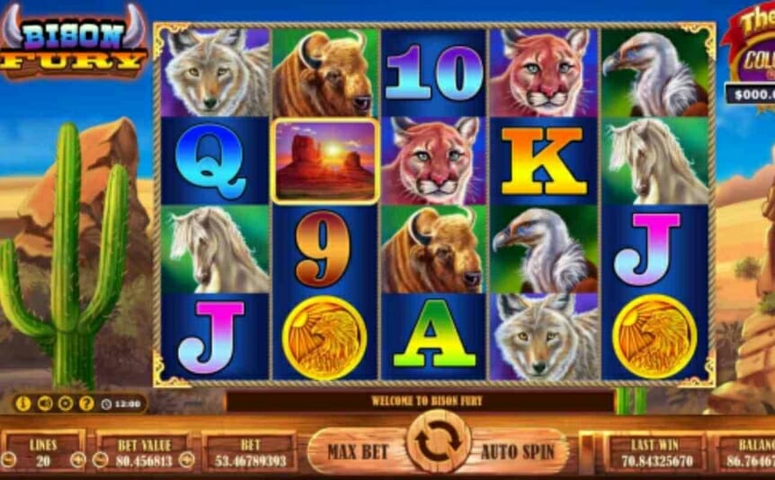 Bison Fury online slot by GVC.