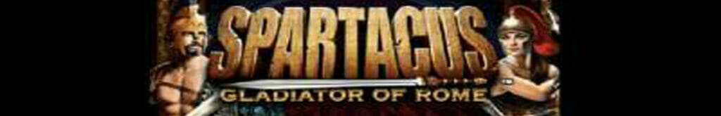 Spartacus Gladiator of Rome online slots casino game loading page.