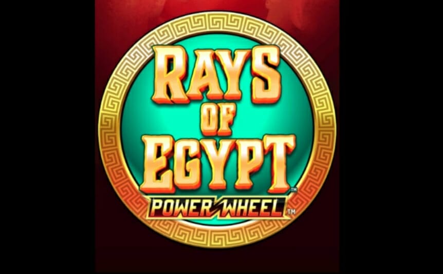 Rays of Egypt Power Reels online slot loading screen.