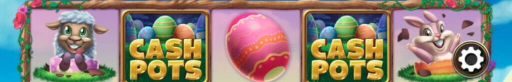 Chocolate Cash Pots online slot game screen.