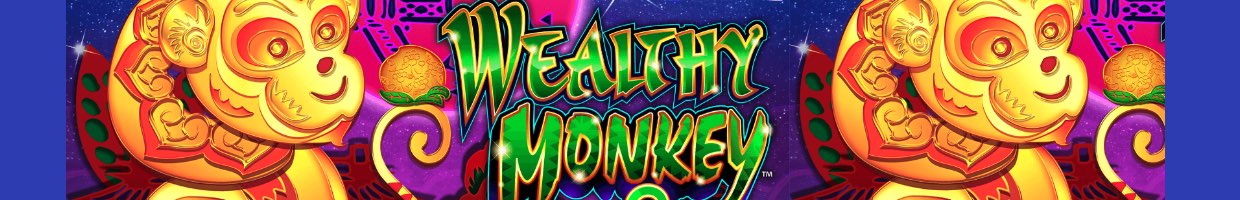 Wealthy Monkey online slot loading screen.