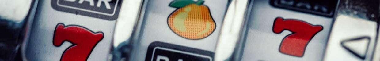 close up of a casino slot machine