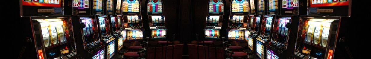 Hero image, slot machines in a casino