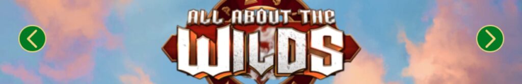All About The Wilds online slot screenshot.