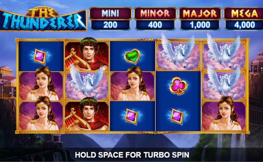 gameplay of The Thunderer online slot game by PariPlay