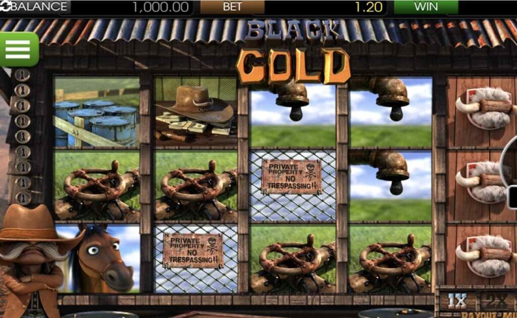 Gameplay in Texas Tea by IGT