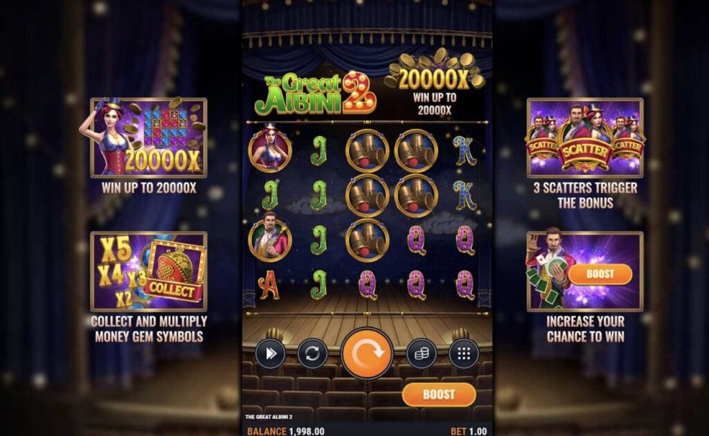 Gameplay in The Great Albini 2 by Foxium