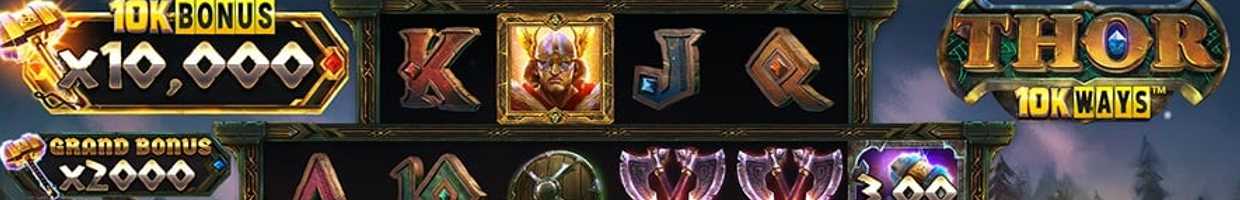 A close-up of the top section of Thor 10K Ways reels. 