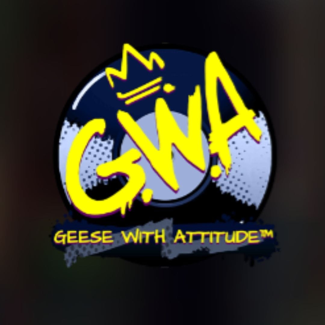 Screenshot of Geese With Attitude online slot game.