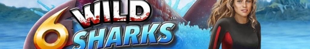 Title page in online slot 6 Wild Sharks by 4 The Player
