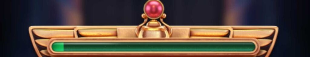 Temple Tumble 2 online slot title in a brick-like font. Below the logo is a loading bar with an ancient Egyptian-inspired look.