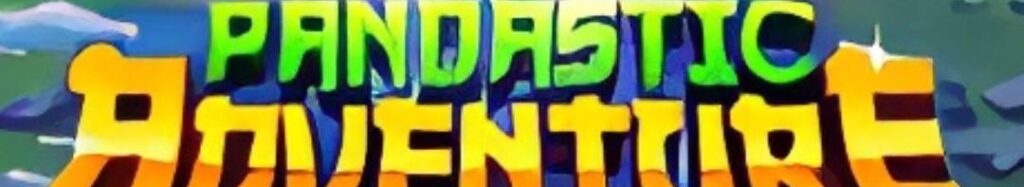 Borgata Exclusive: Pandastic Adventure online slot logo in yellow, orange and green. There is a yellow and orange lotus flower above the game’s logo. The background has blue and green hues.