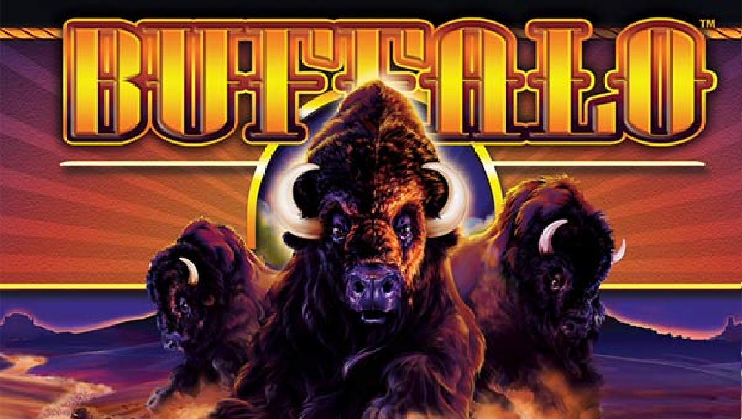 Buffalo online slot game poster