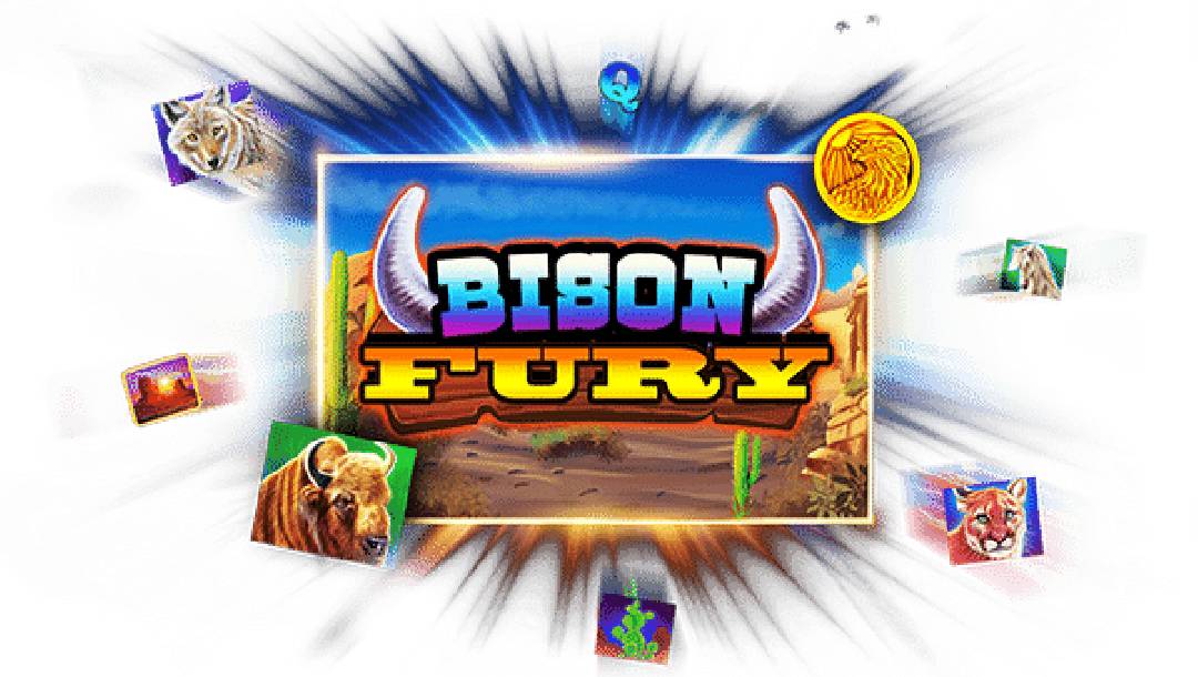 Bison Fury online slot game poster