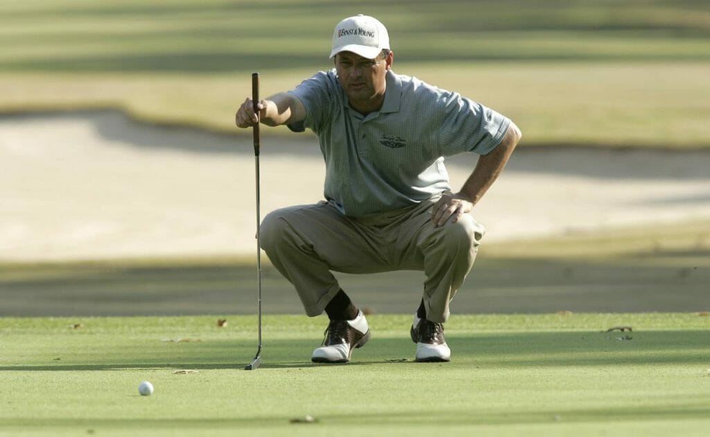 Loren Roberts in action during the third round of the Southern Farm Bureau Classic at Annandale Golf Club 2005