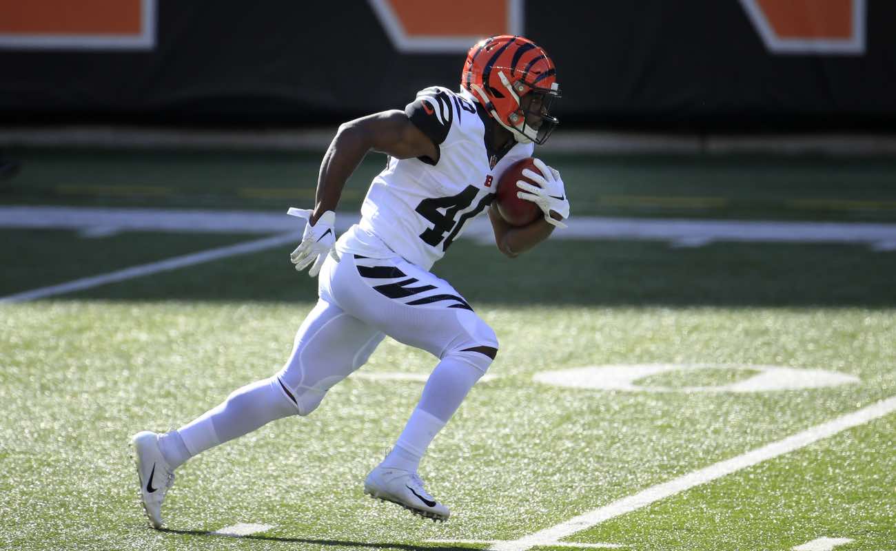 Brandon Wilson #40 of the Cincinnati Bengals at Paul Brown Stadium November 2020. (Photo by Andy Lyons/Getty Images.