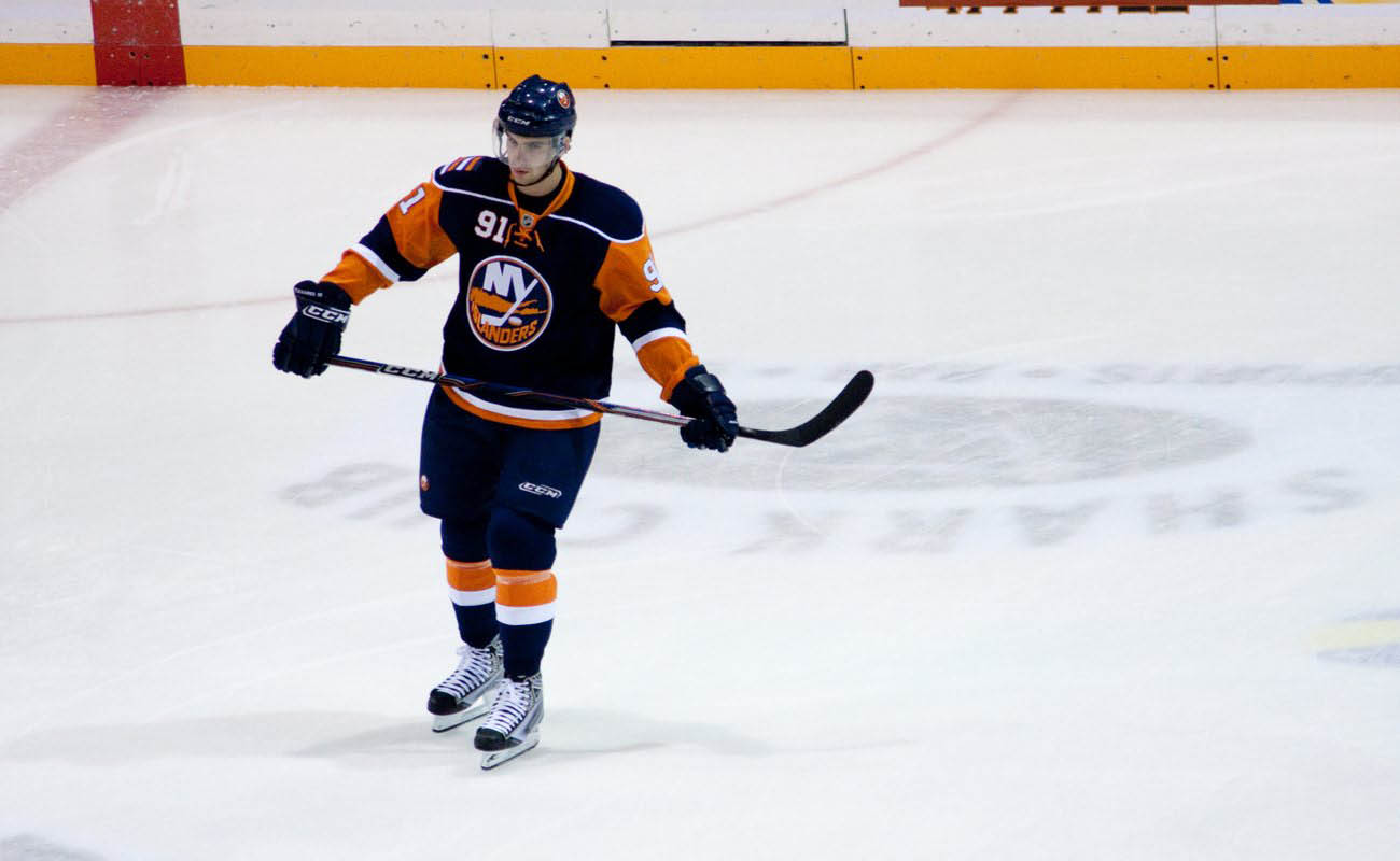 NHL’s John Tavares during a game