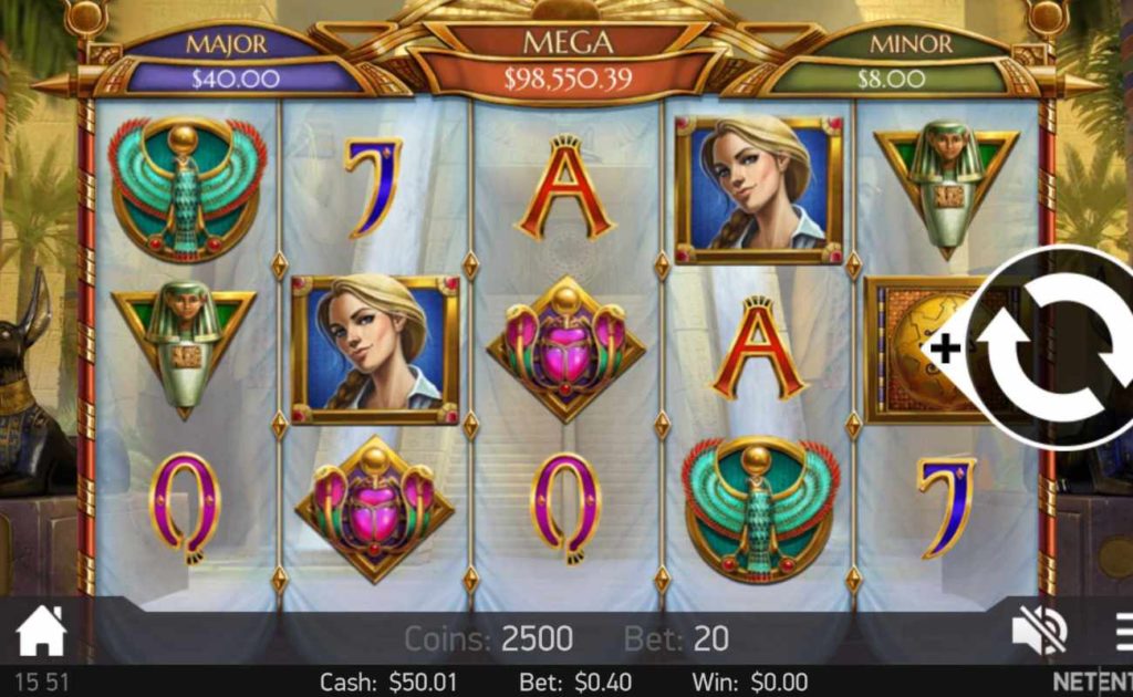 Mercy of The Gods online slots casino game icons