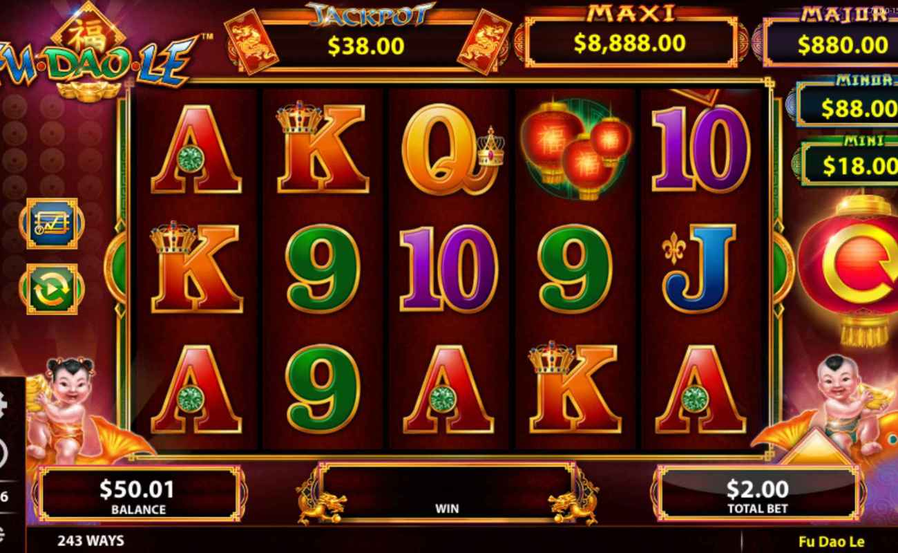 Fu Dao Le online slot casino game graphics and icons