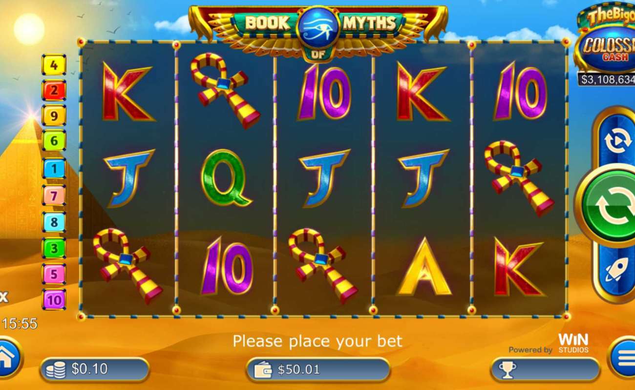 Book of Myth online slot casino game icons