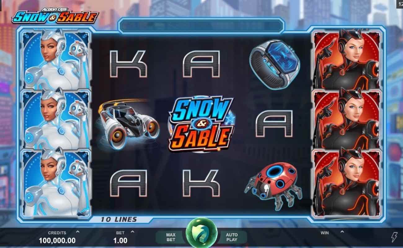 Action Ops; Snow and Sable by DGC online slot casino game