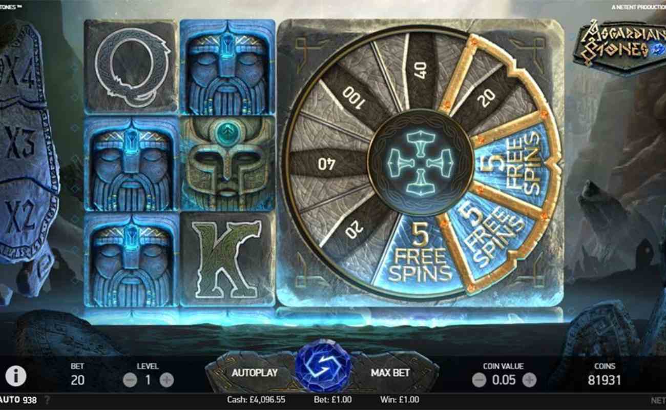 Asgardian Stones online slot by NetEnt