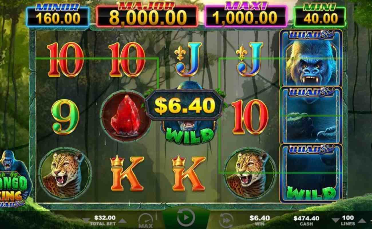 Congo King: Quad Shot online slot by Ainsworth.