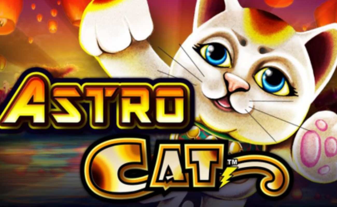Astro Cat online slot by Lightning Box Games.