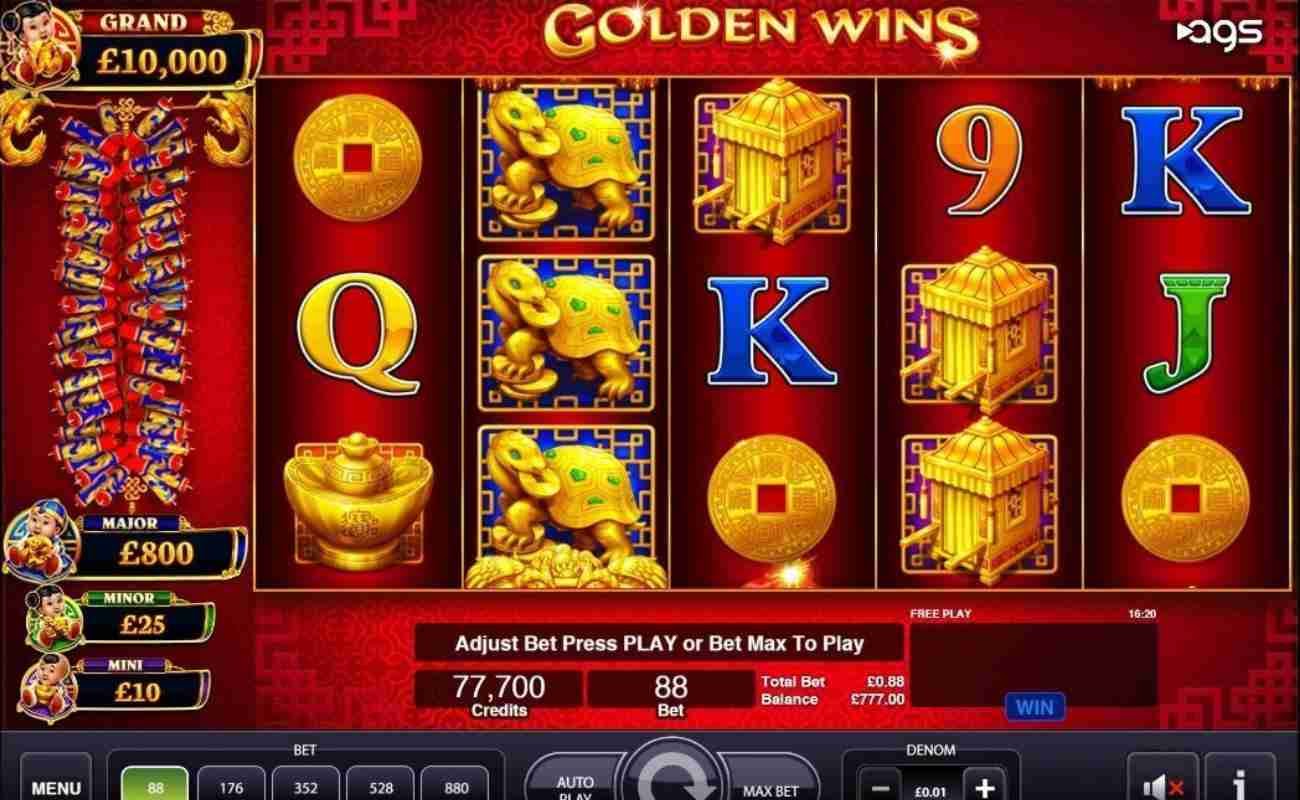 Golden Wins online slot by AGS.