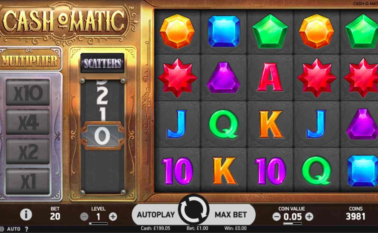 Cash O Matic online slot by NetEnt.