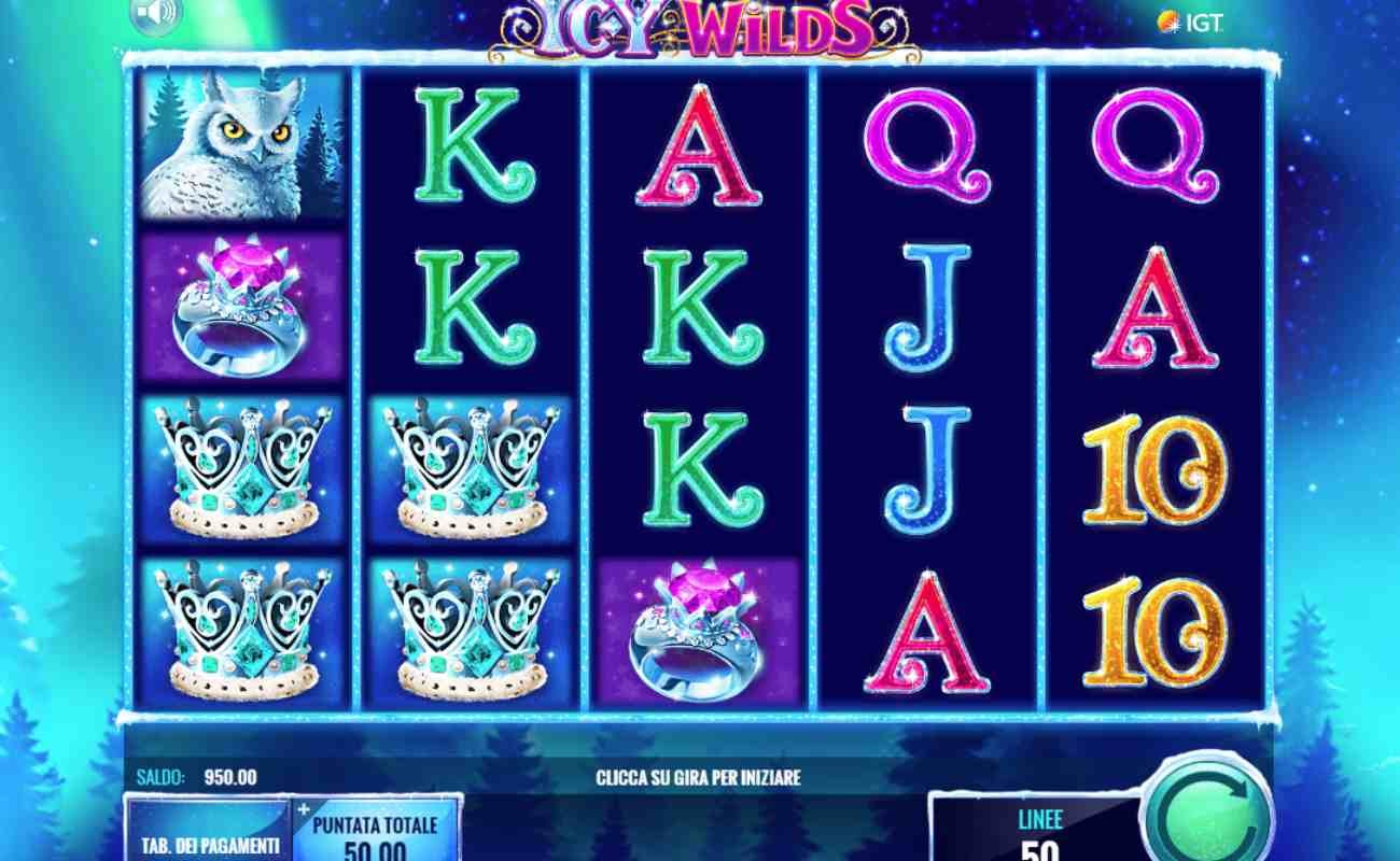Icy Wilds online slot by IGT.
