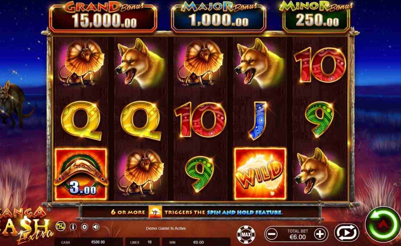 Kanga Cash online slot by Ainsworth.