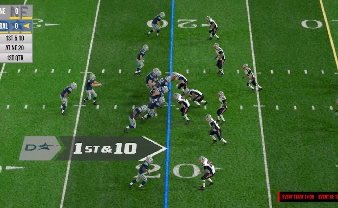 Screenshot of American Football US League by Virtual Inspired.