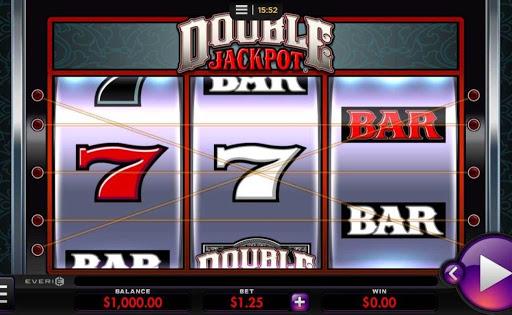 Screenshot of Double Jackpot, an online slot by Everi.