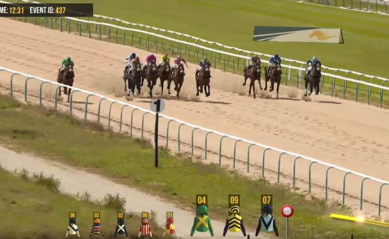 Screenshot of Horses 2 Sprints by Virtual Inspired.