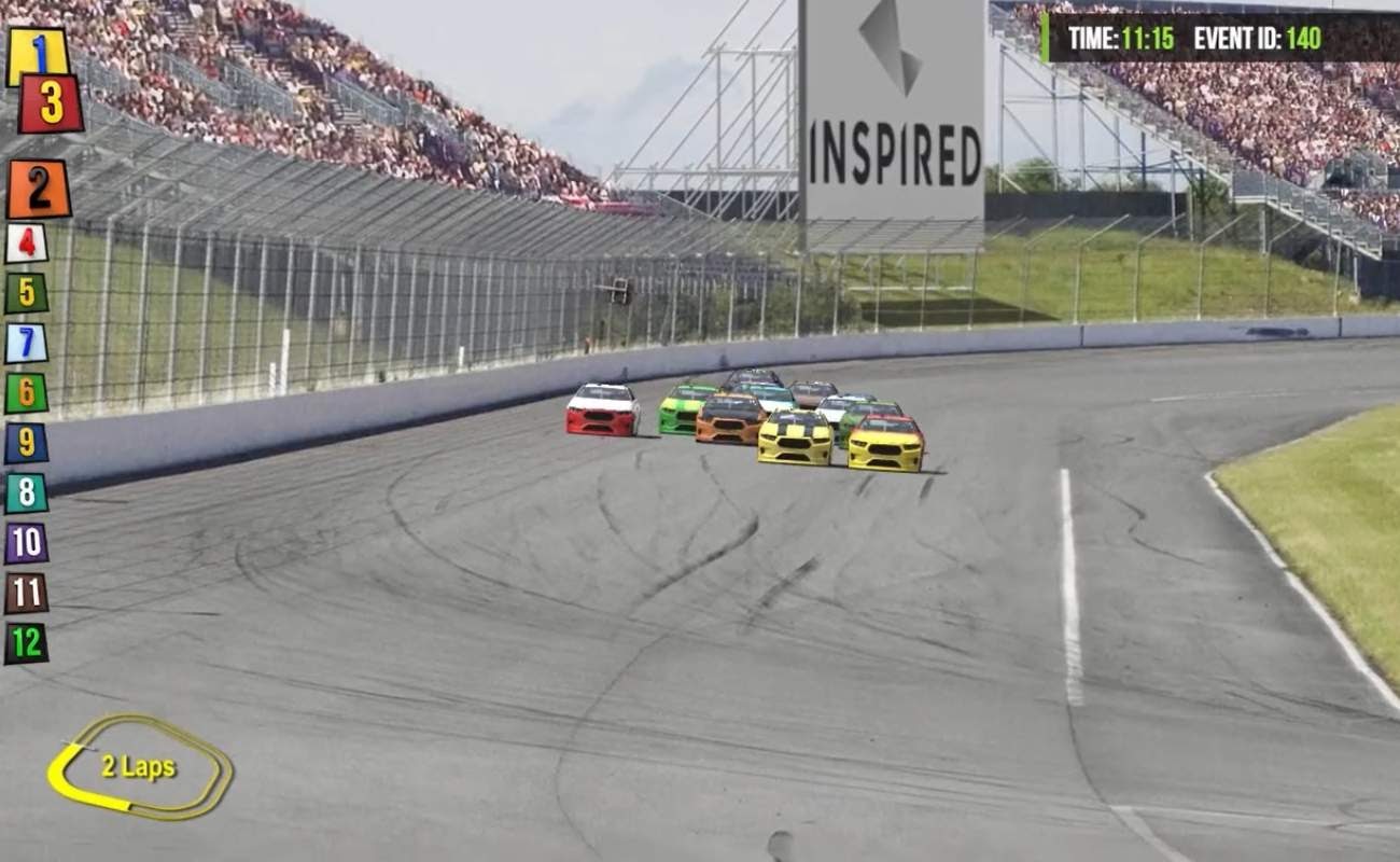 Screenshot of Stock Cars by Virtual Inspired.