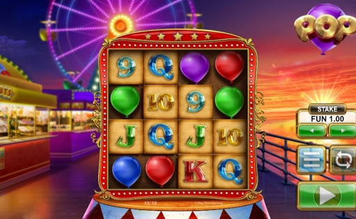 Screenshot of the reels in Pop, an online slot by NYX/BGT.