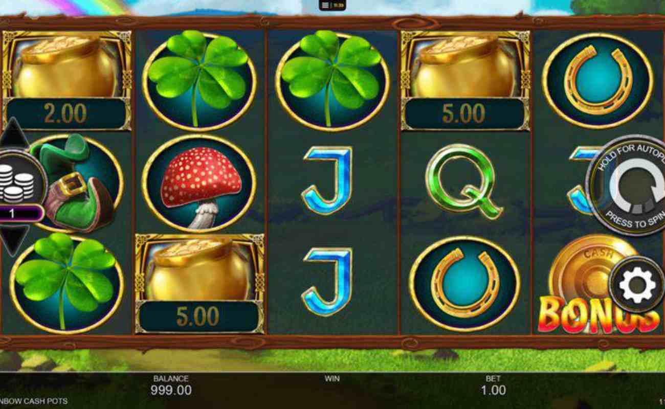 Rainbow Cash Pots online slot by Inspired Gaming (NYX)