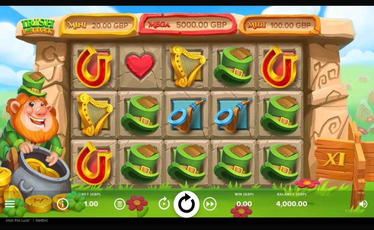 Irish Pot Luck online slot by NetEnt