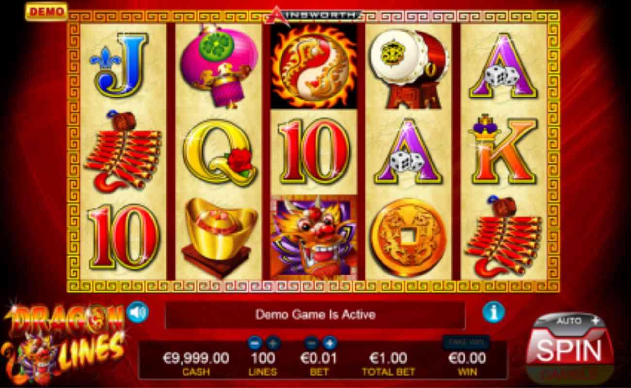 Dragon Lines Super online slot by Ainsworth