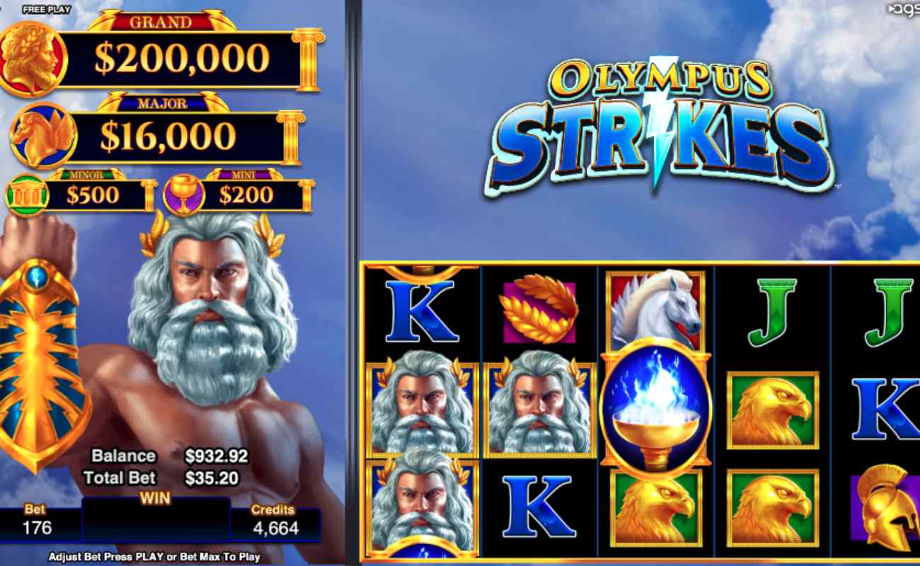 Olympus Strikes online slot by AGS